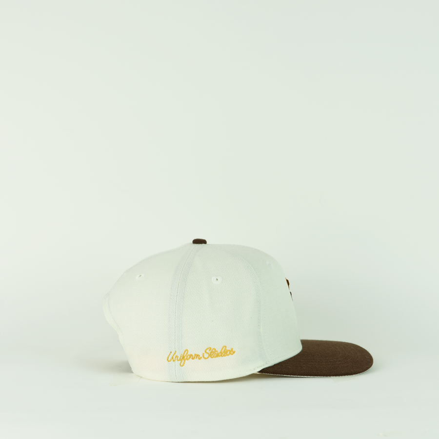 Uniform Retro All Star Game LA Snapback (Brown/Cream)