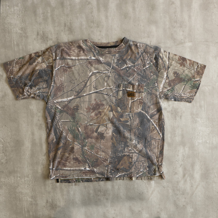 REAL TREE CAMO POCKET TEE (LARGE)