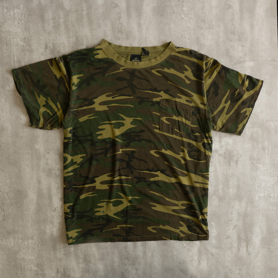WOODLAND CAMO POCKET TEE (X-LARGE)