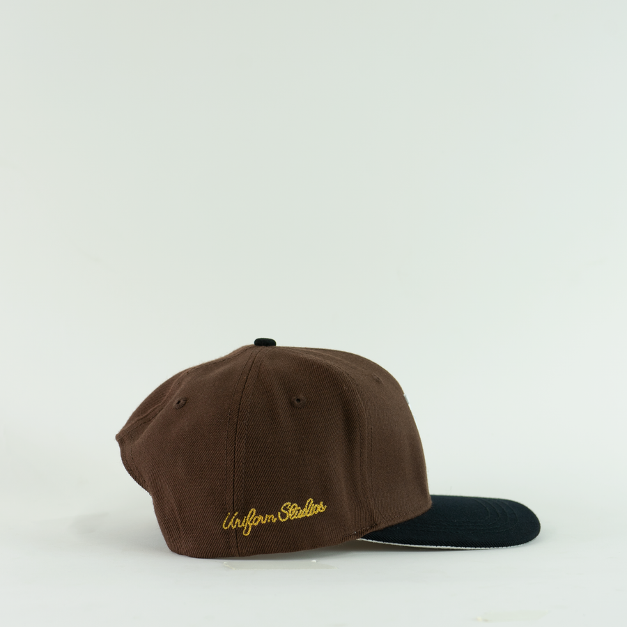 Uniform Retro All Star Game LA Snapback (Brown/Black)