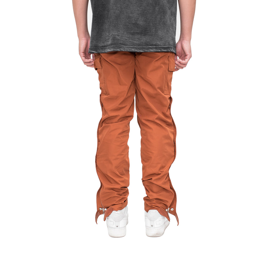 Nylon Snap Cargos in Mocha