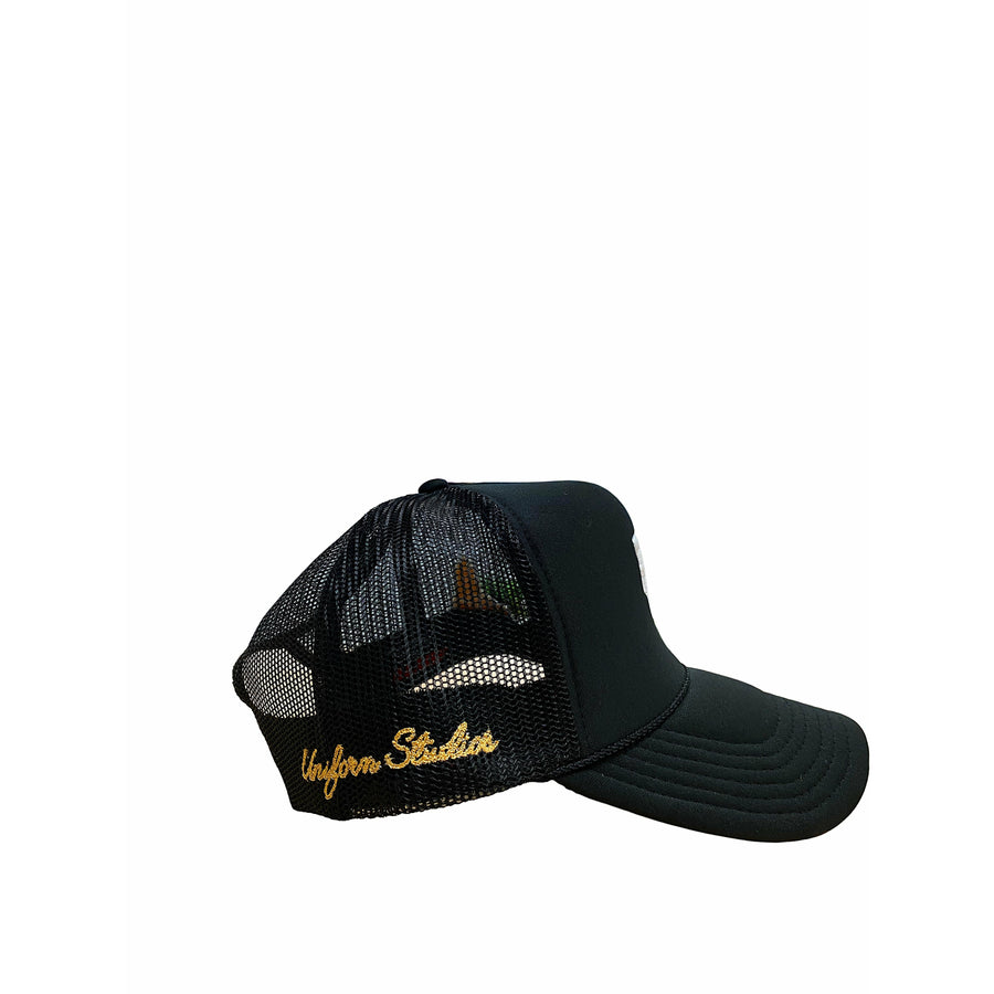 LA World Series Trucker (Black/Black)