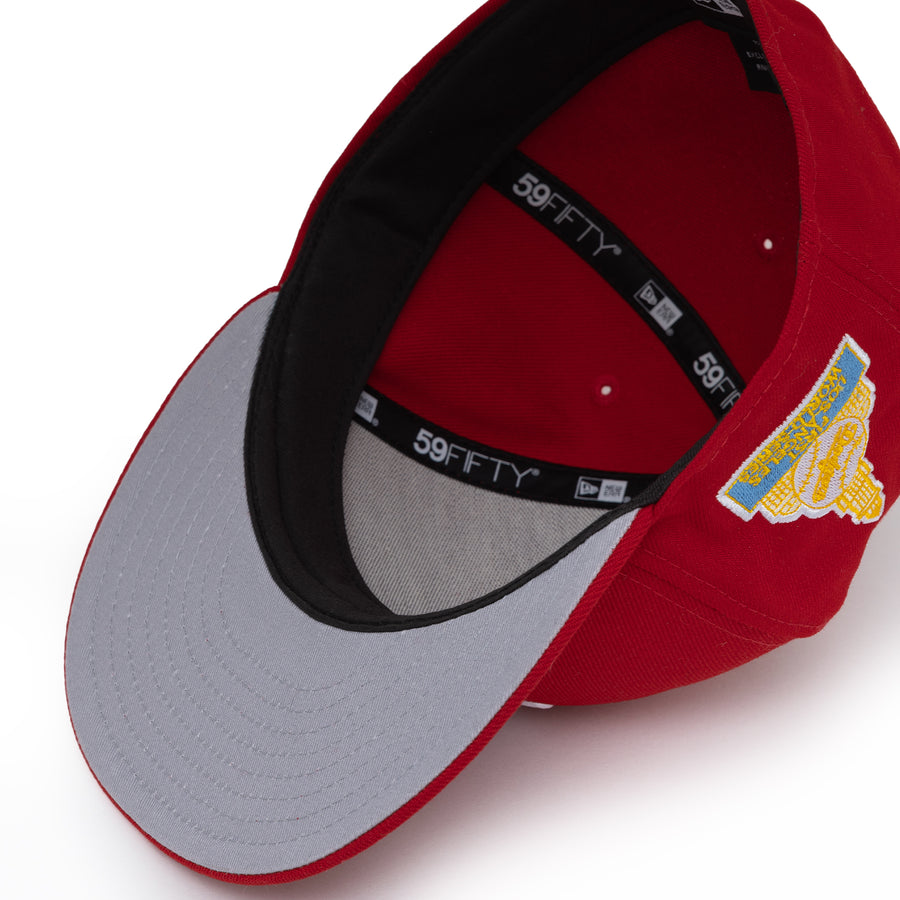 Uniform Studios LA Fitted Hat (Red)