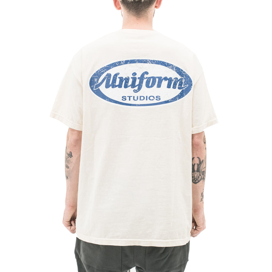Uniform Moto Vintage Tee (Cream)