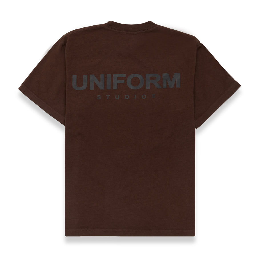 Uniform Studios Logo Tee (Chocolate Brown)