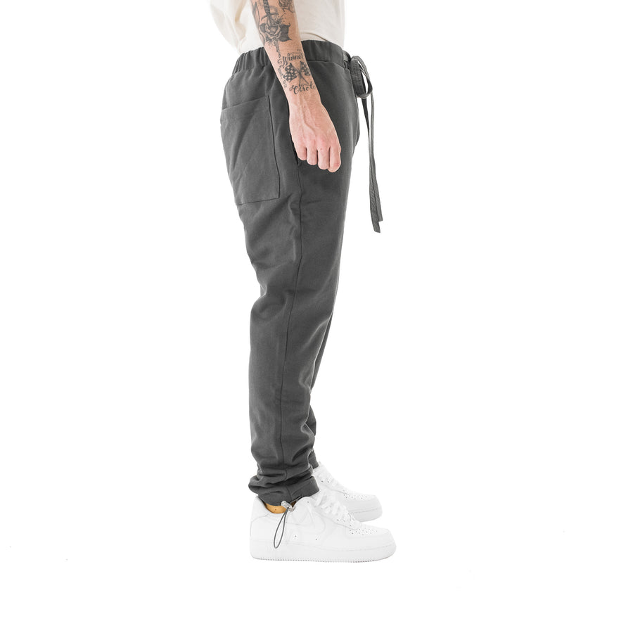 Uniform French Terry Drawcord Sweatpants (DEEP GREY)