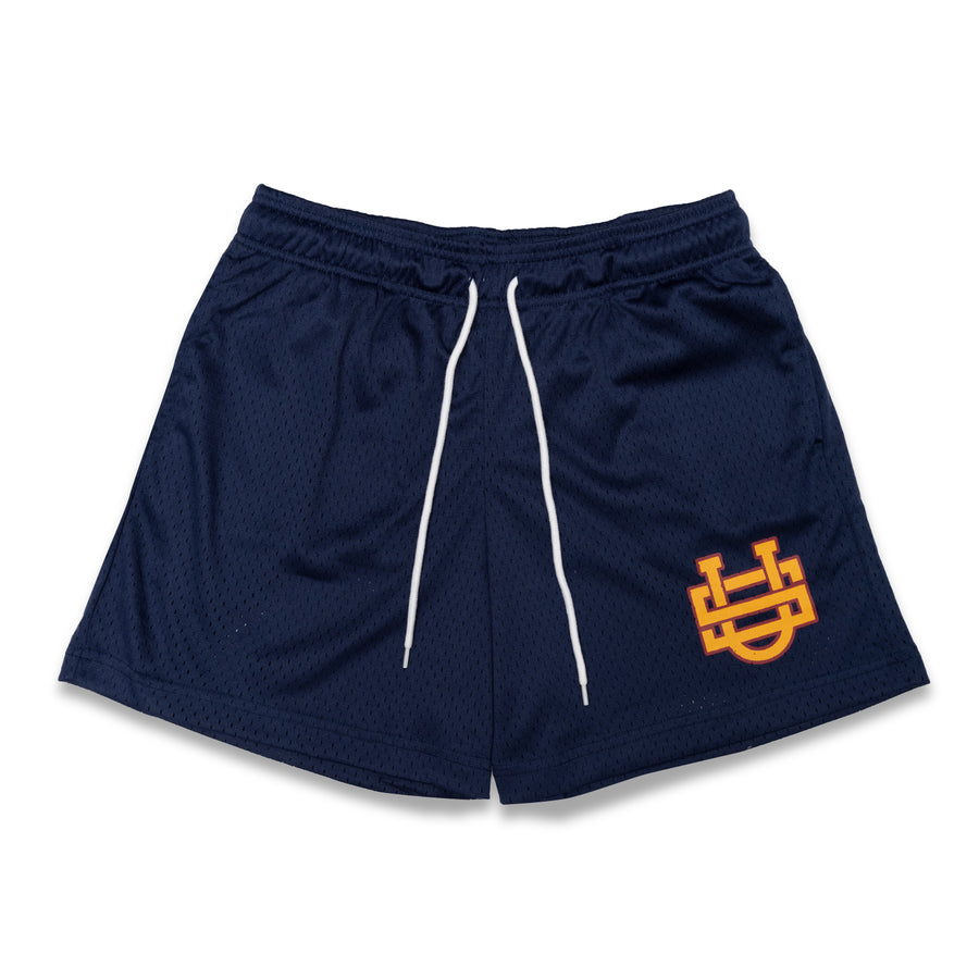 Uniform Studios Mesh Shorts (Navy/Gold/Red)