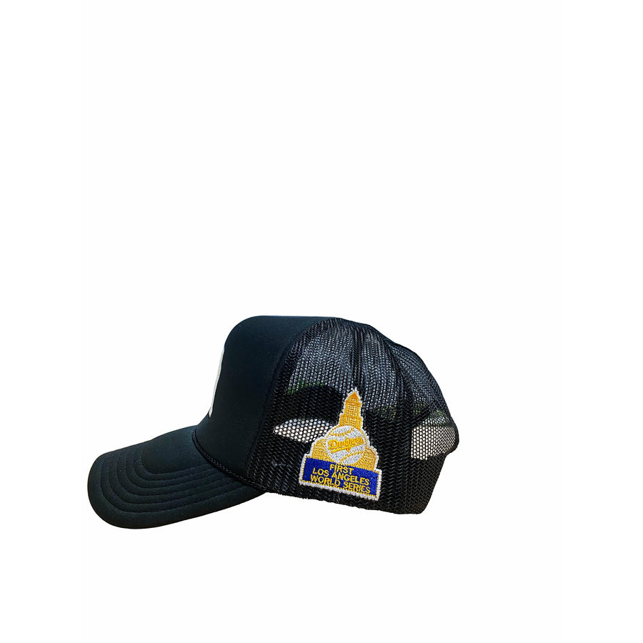 LA World Series Trucker (Black/Black)
