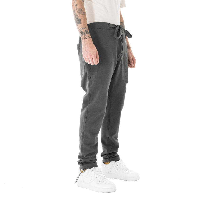 Uniform French Terry Drawcord Sweatpants (DEEP GREY)