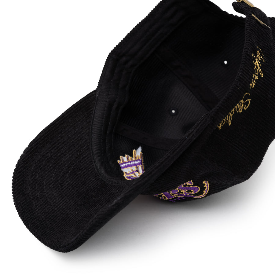 Laker Corduroy Strap-back (Black)