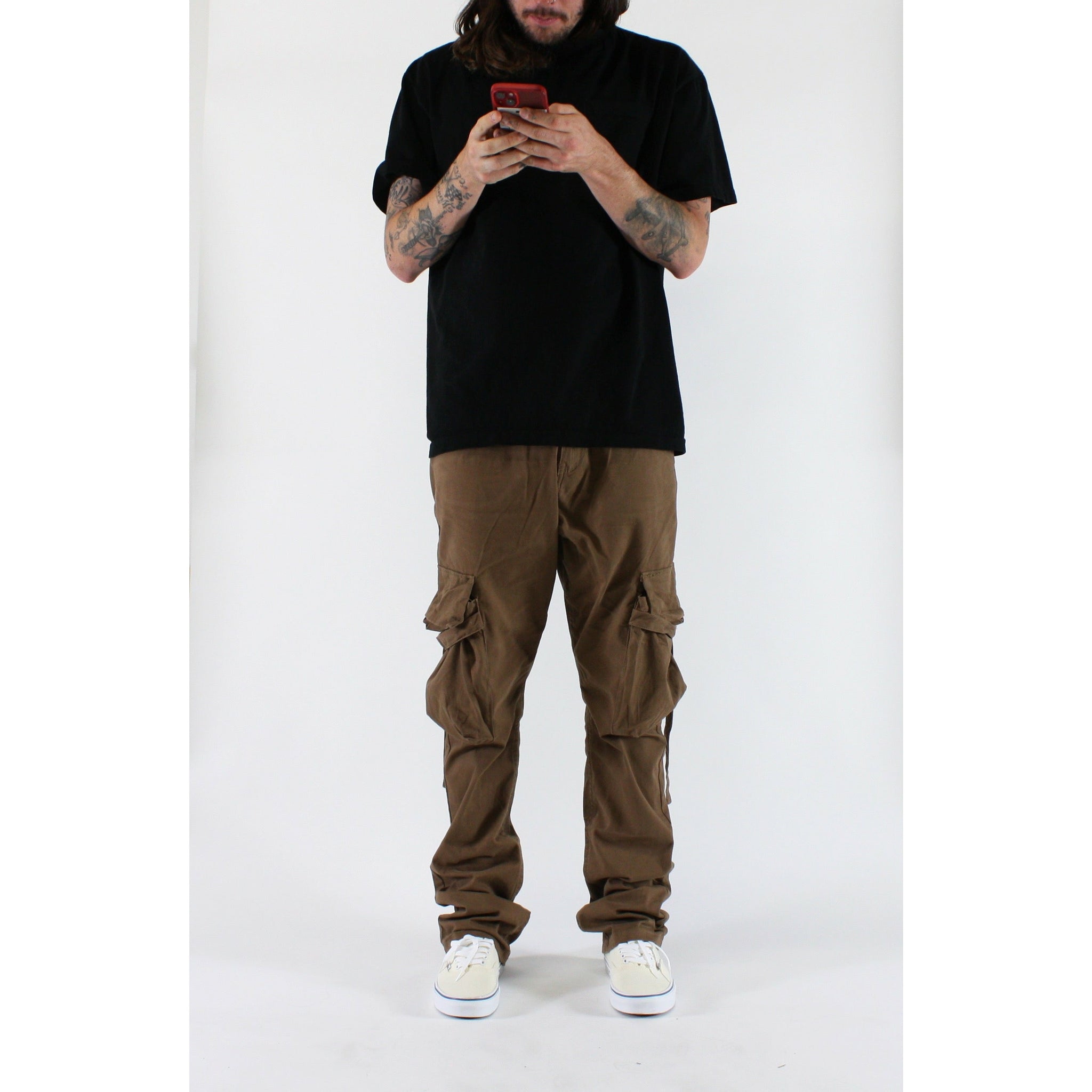 Uniform Strapped Cargos (Brown) UNIFORM STUDIOS