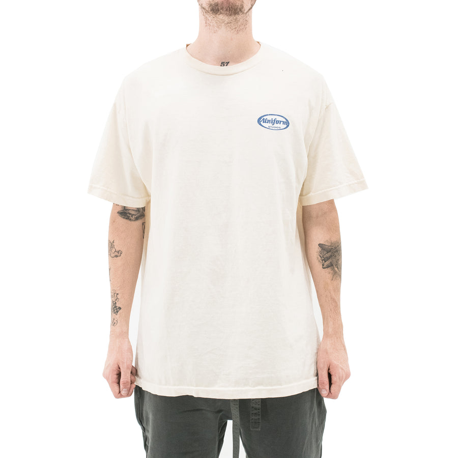 Uniform Moto Vintage Tee (Cream)