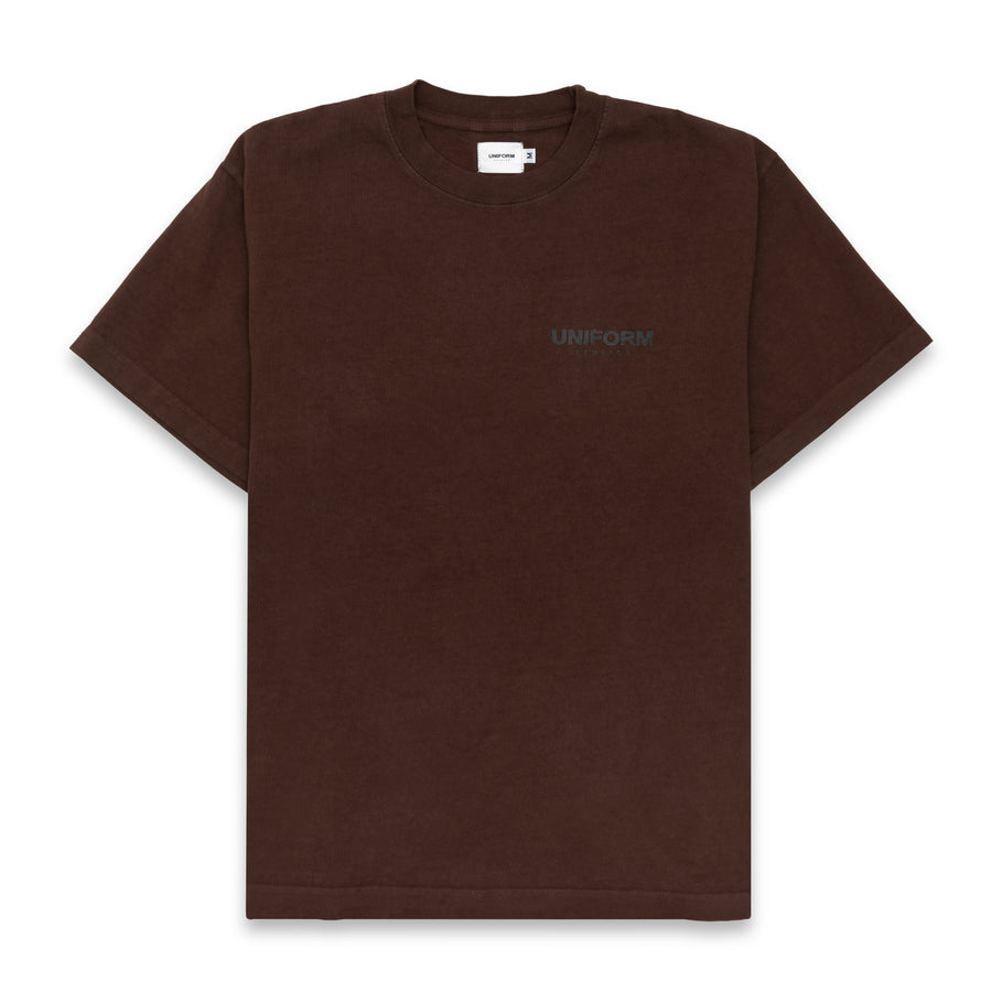 Uniform Studios Logo Tee (Chocolate Brown)