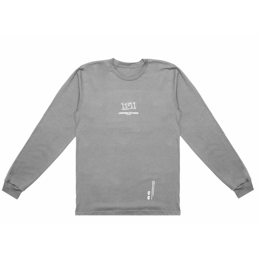 UNIFORM STUDIOS X TFTI MERCH LONG SLEEVE (DEEP GREY)