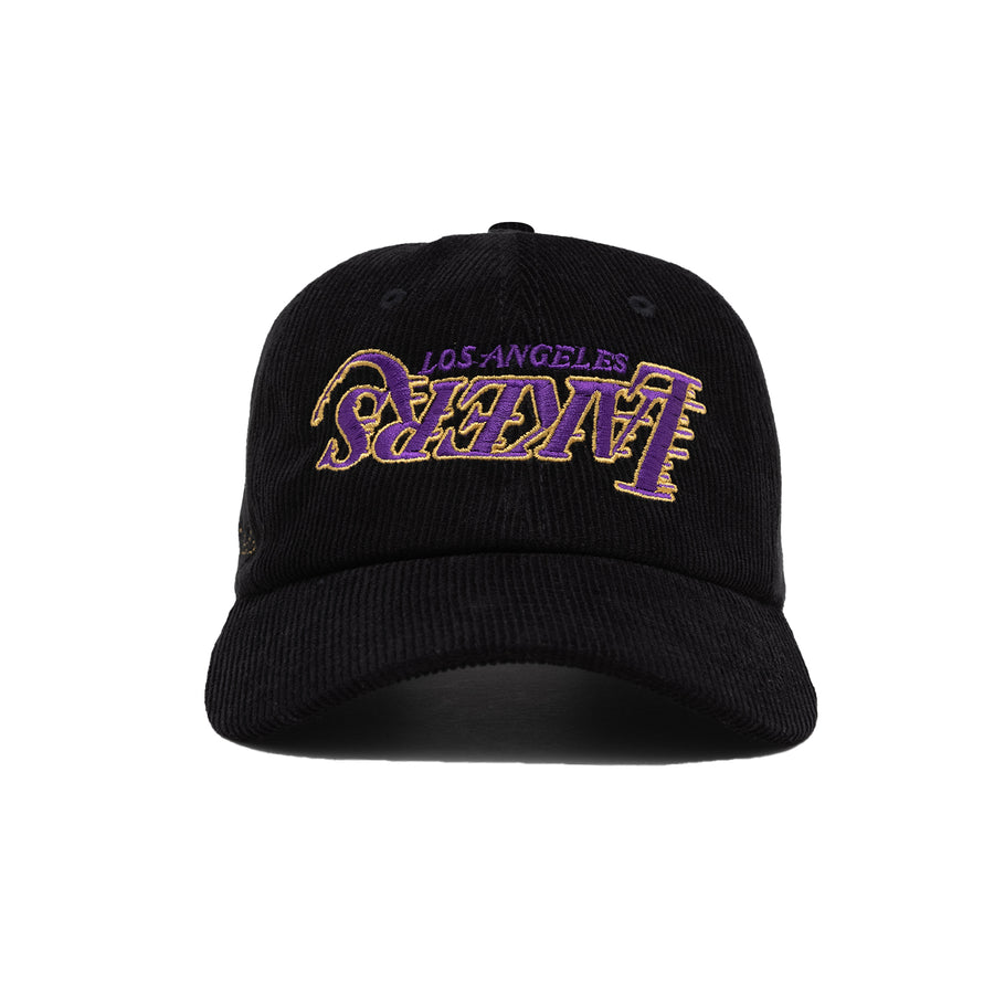 Laker Corduroy Strap-back (Black)