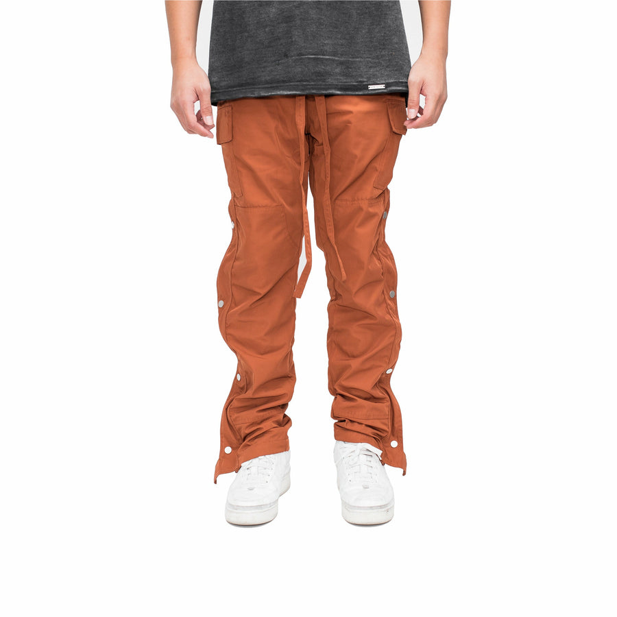 Nylon Snap Cargos in Mocha