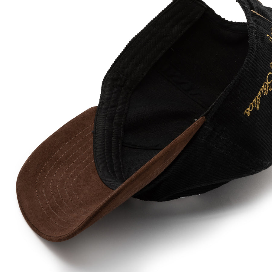LA Corduroy Two Tone Cap (Black/Brown)