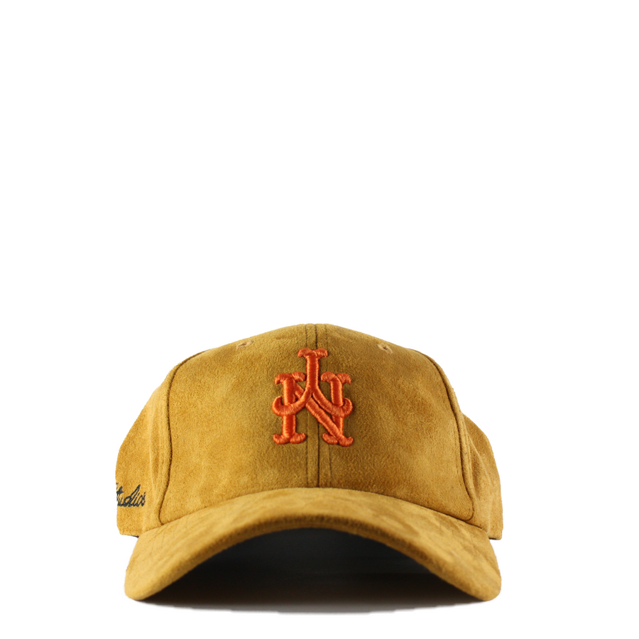 Uniform Mets Suede Strap-back (Mustard)