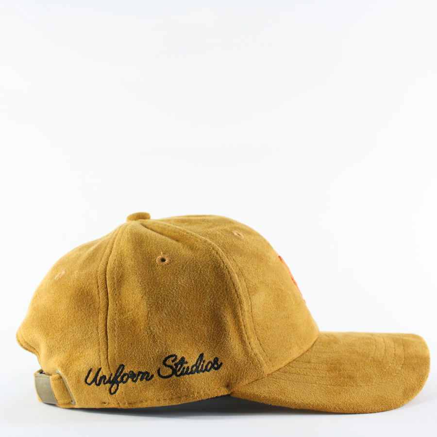 Uniform Mets Suede Strap-back (Mustard)
