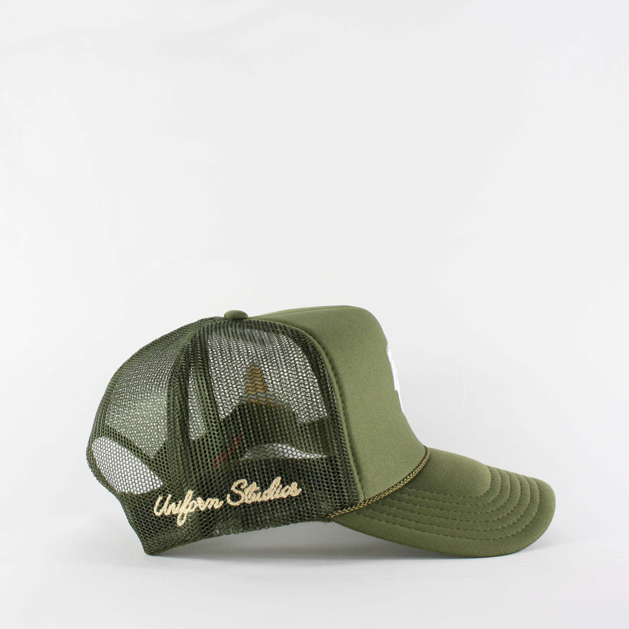 LA World Series Trucker (Olive)
