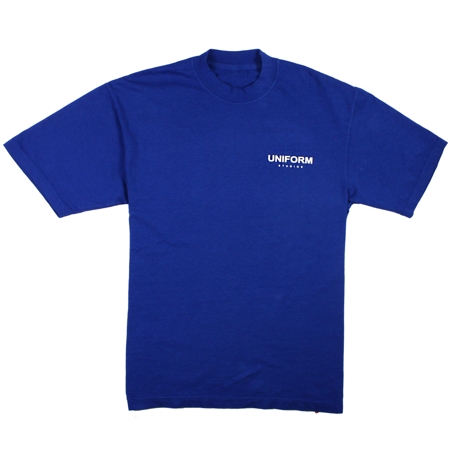 Uniform Studios Logo Tee (Royal/White)