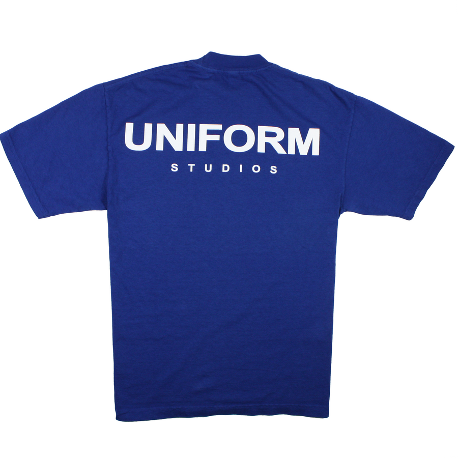 Uniform Studios Logo Tee (Royal/White)