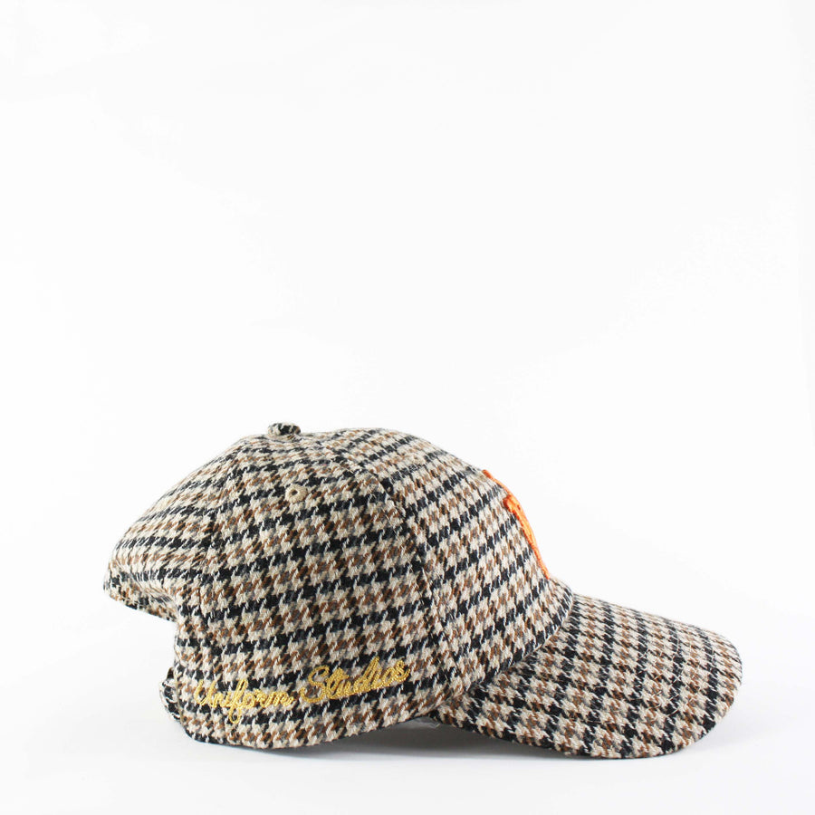 Mets Plaid Strap Back (tan)