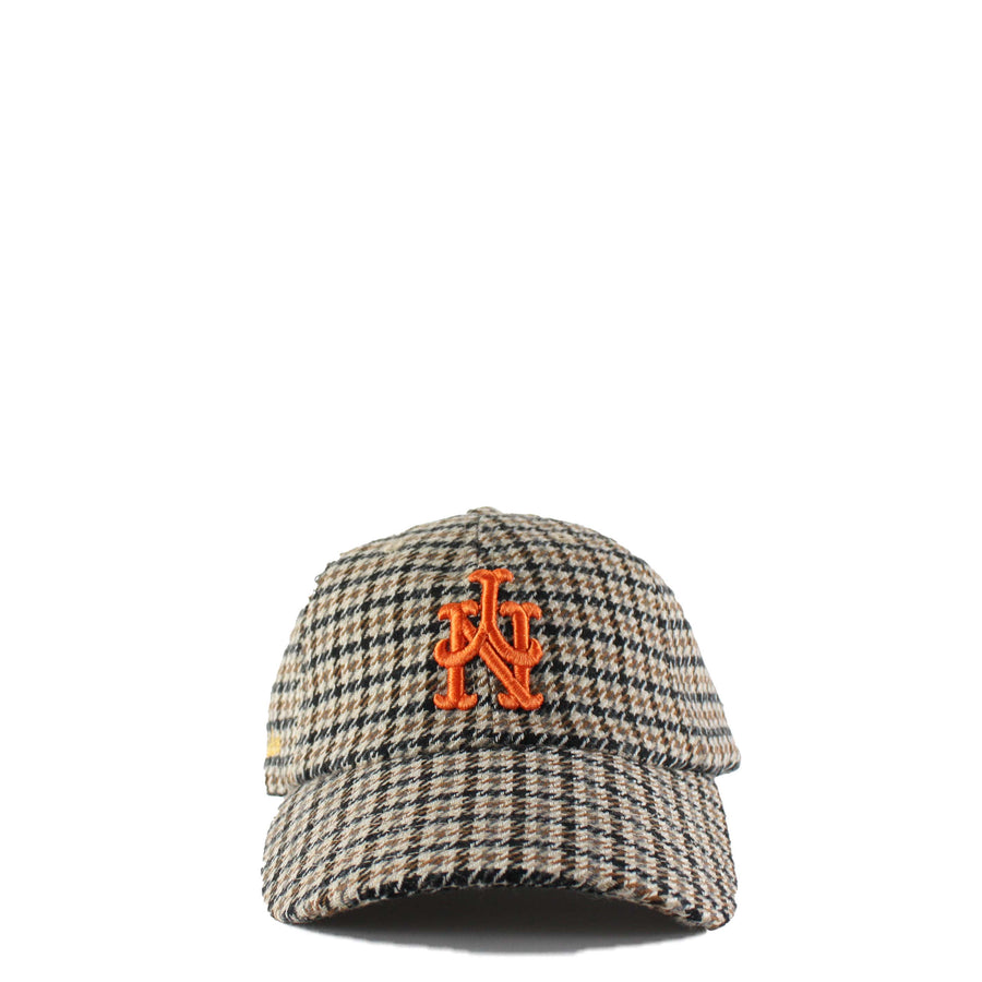 Mets Plaid Strap Back (tan)