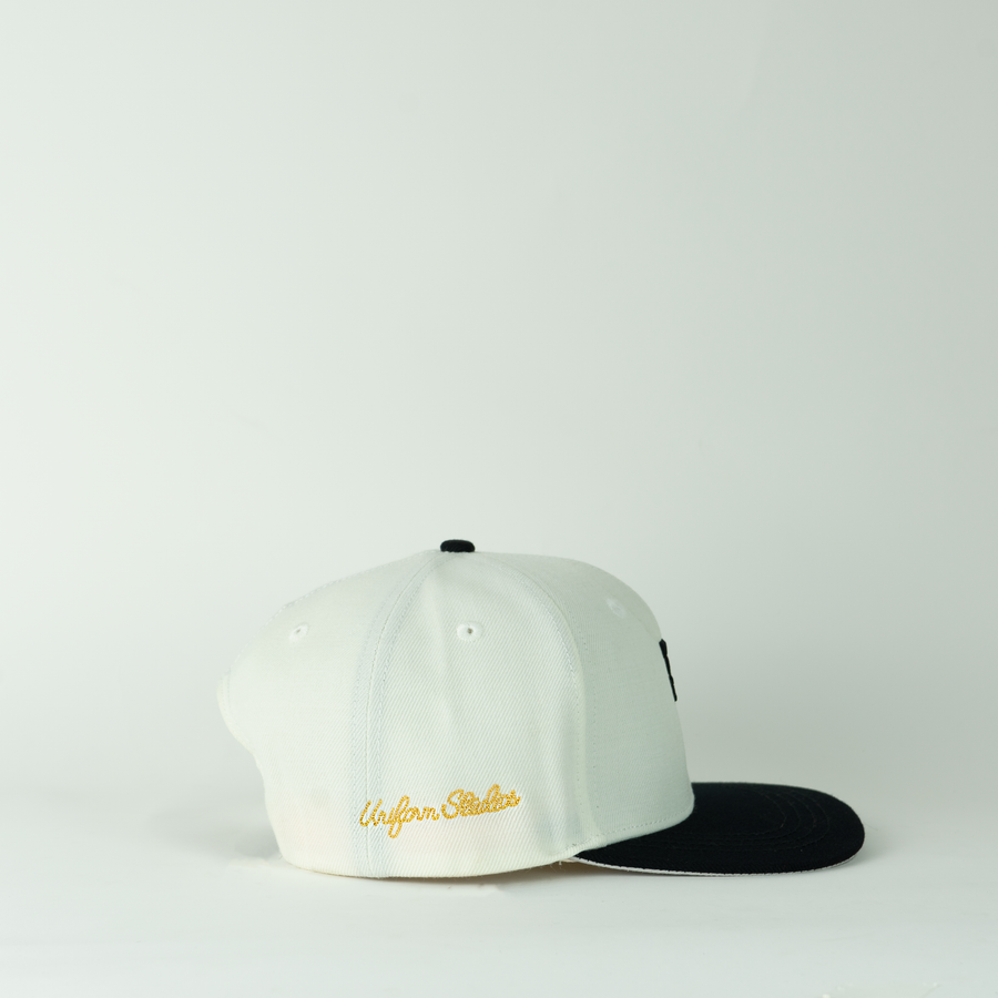 Uniform ATL Braves World Series Snapback (Cream/Black)